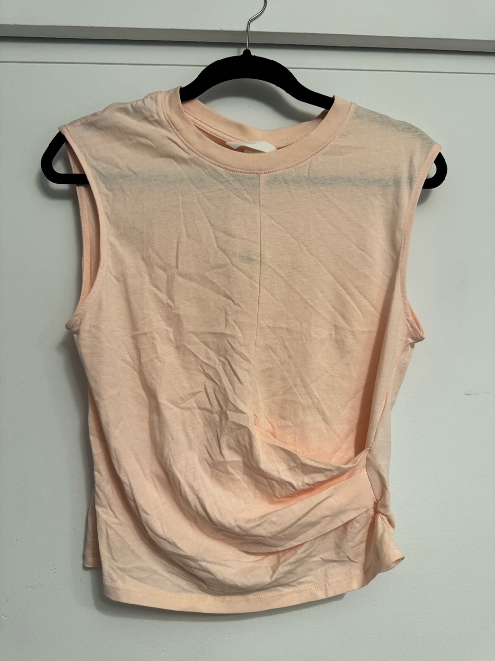 H&M light pink knit tank size small